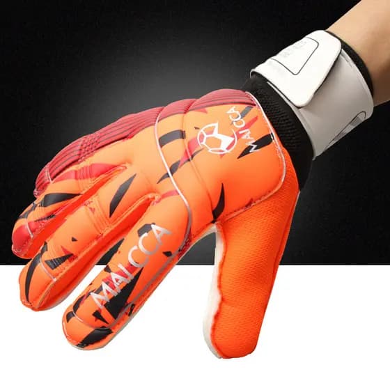 Novas luvas de goleiro de futebol adulto porteiro luvas fita de látex completa dedo guarda dragão portão luvas uso compe