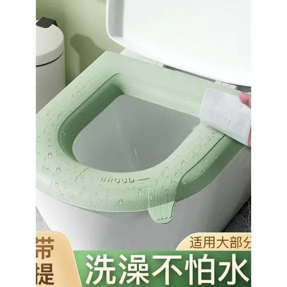 Assento sanitário à prova d'água, quatro estações, Universal, verão, anel de espuma, capa de vaso sanitário, lavável, li