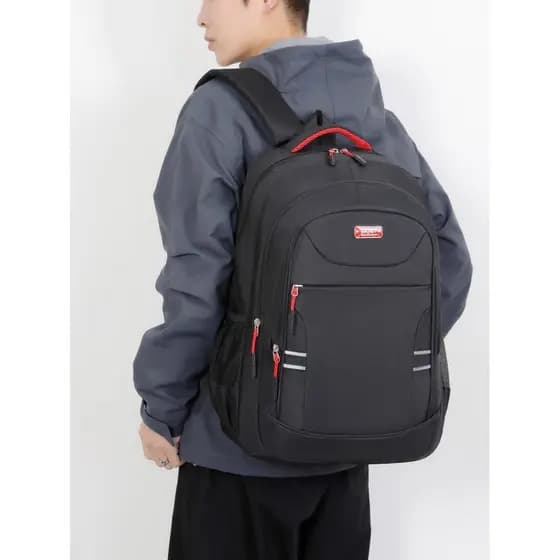 Mochila masculina de grande capacidade, mochila leve para computador, escola secundária, estudante universitário, bolsa