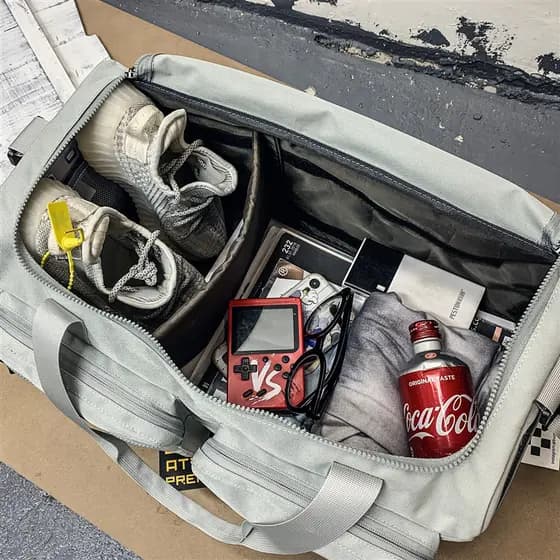 Bolsa de viagem de curta distância masculina de grande capacidade portátil saco de armazenamento treinamento ginásio sac