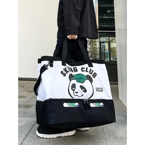 Bolsa mensageiro masculina Super grande capacidade Extra grande esportes mochila de esqui cinta sapato armazém roupas sa