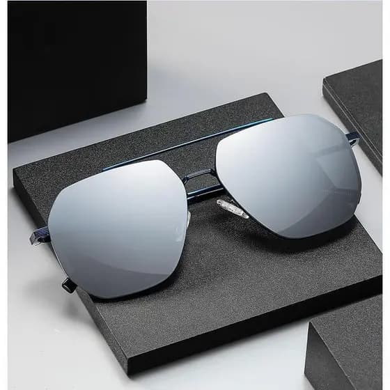 Novo náilon polarizado óculos de sol masculino Anti-ultravioleta condução dedicado óculos de sol piloto moda sapo