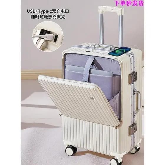 Bagagem feminina 20 pequena maleta de transporte 26 novo estilo grande capacidade senha caso 80cm trole caso masculino 7