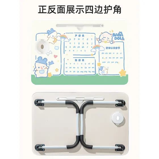 Mesa pequena pequena mesa de cama feminina mesa de cama fofa mesa de leitura doméstica mesa de estudo crianças dobrável