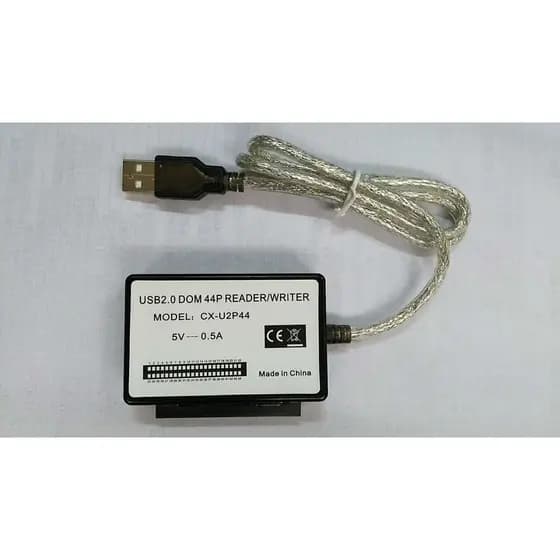 Novo leitor de cartão de disco rígido eletrônico USB2.0 44P DOM CX-U2P44 2.5 IDE44 leitor de cartão de pino