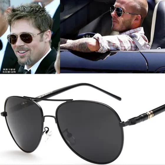 2023 novo estilo óculos de sol masculino na moda influenciador condução dedicado motorista sapo óculos Retro masculino p