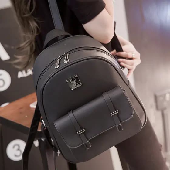2026 versão coreana moda novo estilo pequeno fresco mochila feminina na moda estilo Preppy Casual mochila saco de escola