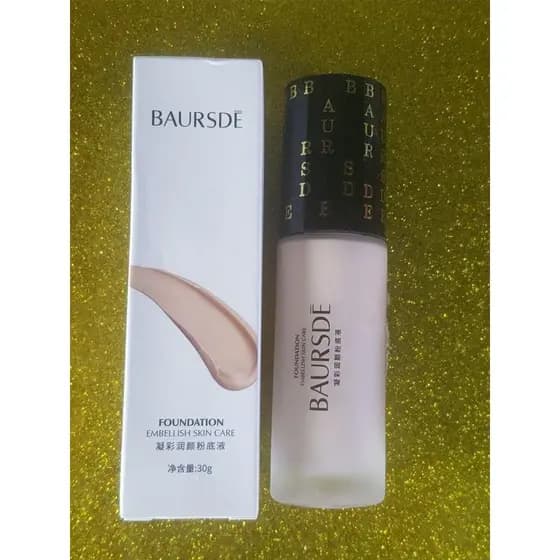 BAURSDE BAURSDE Cor Condensada Hidratante Base Líquida 30g Corretivo Iluminar o Tom da Pele Luz Fit Tom da Pele Respiráv