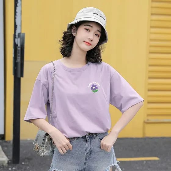 Roupa de maternidade camiseta abertura lateral enfermagem topo solto mais magro olhar Casual na moda mãe pós-parto exter