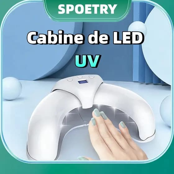 Cabine Estufa de Unhas UV LED Manicure Profissional Luminária De UV Ultravioleta Para Manicure