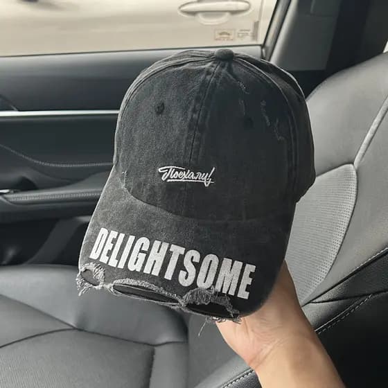 Chapéu masculino estilo primavera verão Retro lavado rasgado boné masculino Street Wear boné de beisebol masculino 2025