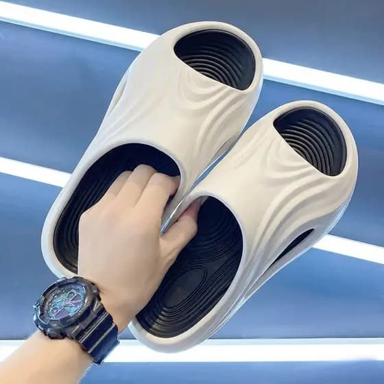 Chinelos masculinos verão ao ar livre usar antiderrapante sola macia resistente ao desgaste chinelos masculinos casa ao