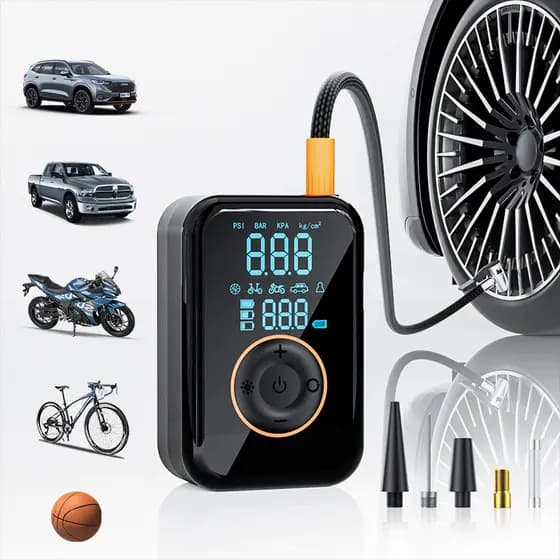 Bomba de ar para carro sem fio, fornecimento exclusivo transfronteiriço, elétrica, inteligente, portátil, carro, Off-Roa