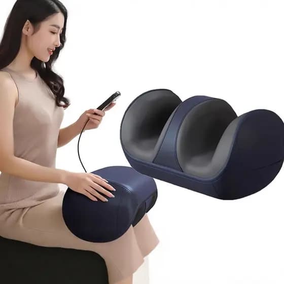 Aox massageador de pernas para pés, compressa quente, massageador automático para amassar os pés, massagem muscular, máq