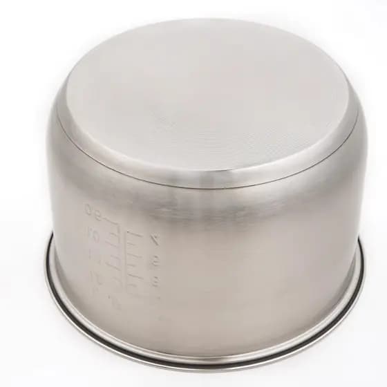 Forro de panela 1.6L adequado para panela de arroz Toshiba RC-5MFMC (W) forro de aço inoxidável 304