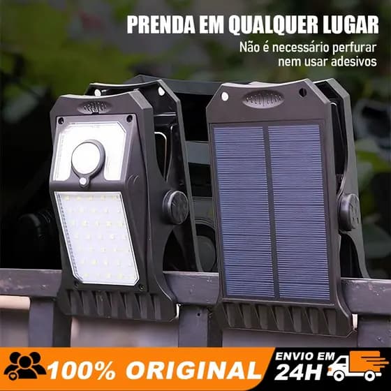 LED Solar Jardim Ao Ar Livre Luzes Clipe Luz À Prova Dwaterproof Água Sensor De Movimento Lâmpada