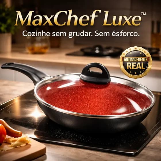 1 Frigideira Antiaderente Cerâmica 28 ou 24cm com Tampa | Não Gruda Indução Fogão Limpeza Premium