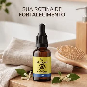 Tônico Capilar Monovit A 30ml Crescimento Rápido e Antiqueda Poderoso