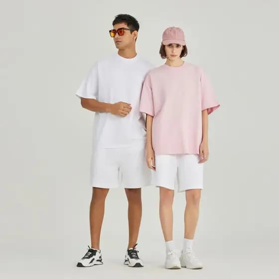 Camiseta Masculina Algodão Puro , Cor Sólida Manga Curta Juventude