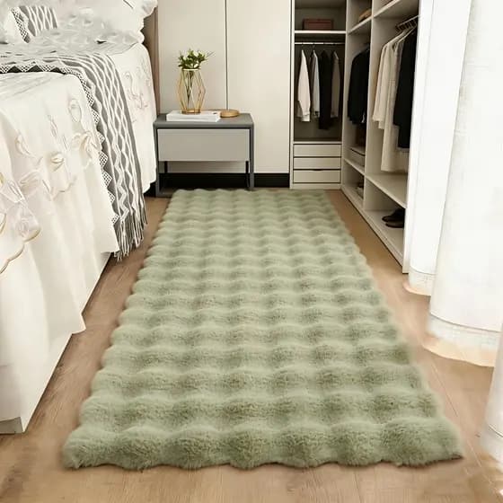 Quarto cabeceira grande tapete sala de estar sofá tapete antiderrapante antiderrapante antiderrapante tapete macio pele-