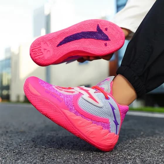 Tênis De Basquete Masculino Confortável Bonito Alto Topos Design Malha Superior Tornozelo Bola Bota Esporte Sapatos Das