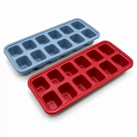 Forma de Gelo Reforçada Multiuso Fácil de Desenformar Para Freezer Cozinha Bebida Drink Suco Casa Organização
