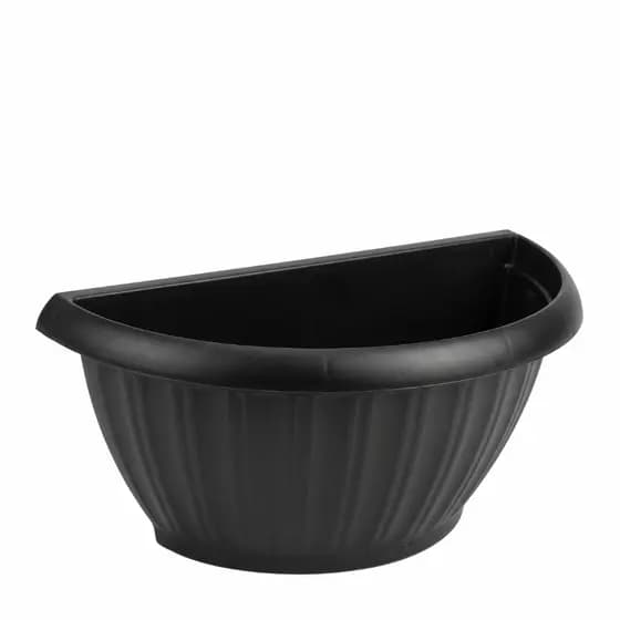 Kit 6 Vaso Grego Meia Lua 2,8 Litros de Parede Para Planta Jardim Varanda Decoração Moderna Casa