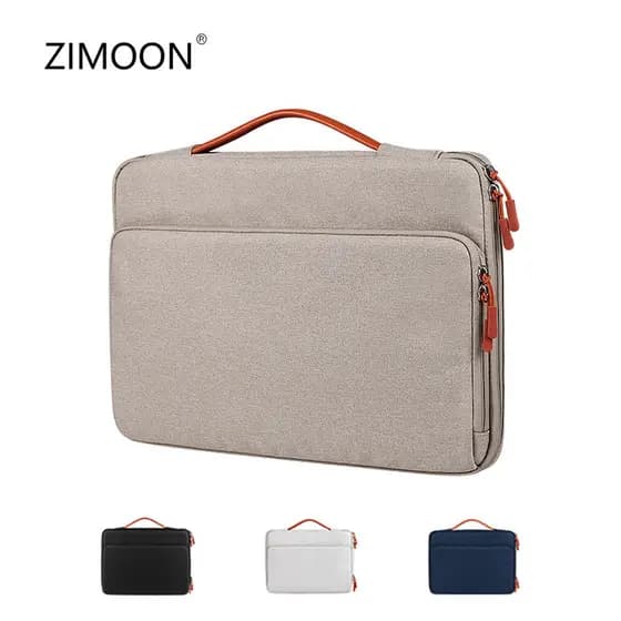 Bolsa De Laptop Com Bolso Frontal 13/14/15 Polegada Notebook Manga Saco Computador Maleta