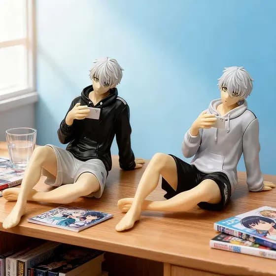 Action Figure Blue Lock Nagi Seishiro Boneco Colecionável PVC 9cm Anime