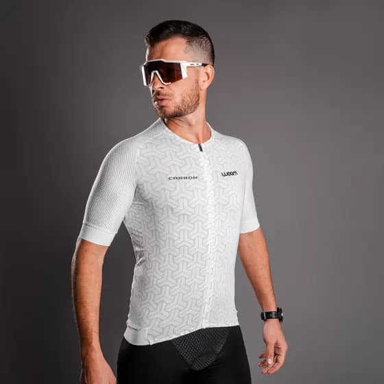 Jersey Woom Carbon Revolution Polar White