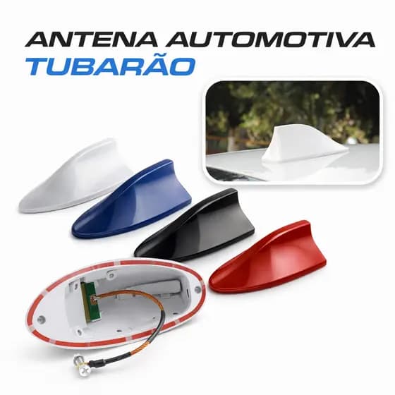 Antena Automotiva 6,0dB Rádio De Barbatana De Tubarão Do Carro Sinal FM Para Todos Carros de Teto Curvado