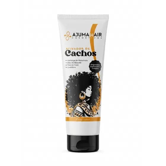 Creme Leavein Ativador de Cachos Ajuma Hair 250 g