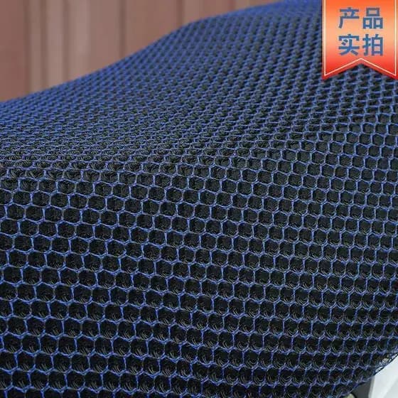 Veículo elétrico isolamento térmico respirável protetor solar capa de almofada 3D favo de mel malha almofada da motocicl