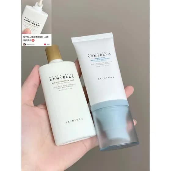 Coreia cuidados com a pele anjo skin1004 protetor solar creme de maquiagem centella Primer protetor solar físico puro