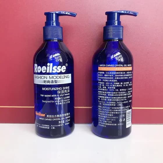 Roeilsse água escultura cristal gel água moda estilo hidratante brilho estilo gel creme masculino roeilsse