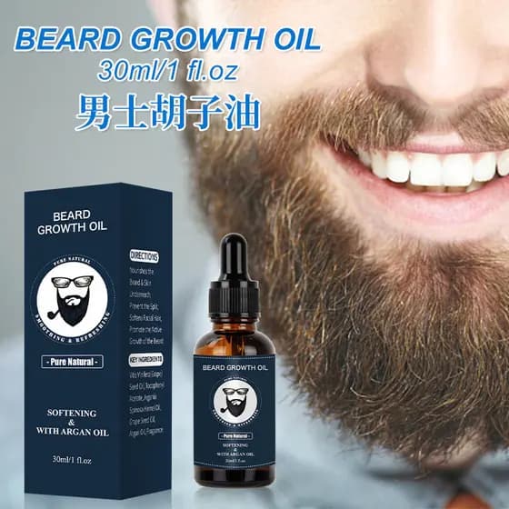 Óleo de barba transfronteiriço óleo de barba óleo de barba cera de barba homens barbear água exportação de comércio exte