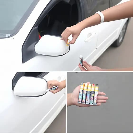 Caneta de retoque para pintura corporal de carro, ferramenta útil para reparo rápido de arranhões profundos, creme espec