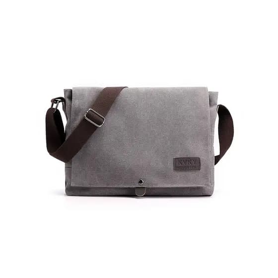 Bolsa de lona masculina bolsa de ombro Casual bolsa mensageiro masculina mochila ao ar livre bolsa mensageiro de grande