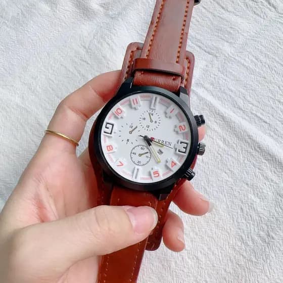 Europeu americano nicho relógio masculino na moda versão coreana único estudante de venda quente masculino grande mostra
