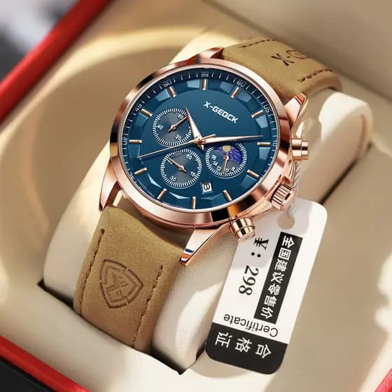 Swiss marca novo estilo luminoso à prova dwaterproof água relógio masculino multifuncional moda relógio de quartzo Casua