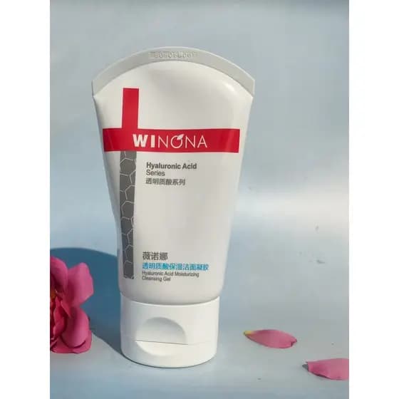 Verona Ácido Hialurônico Hidratante Reparador Gel de Limpeza 80g Limpador Facial Suave Hidratante Reparador Sensível