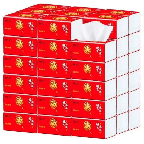 Papel de tecido caixa inteira oficial loja principal papel de tecido doméstico acessível mais quantidade guardanapo um a