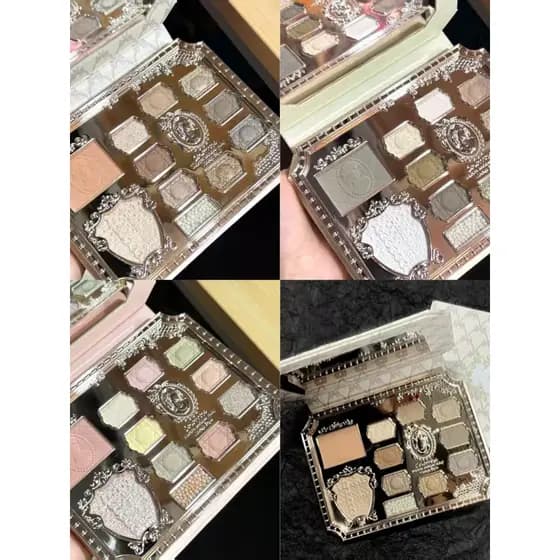 Paleta abrangente de sombras Colorrose Cowherd piscando iluminador sombra Blush delineador 1090 musgo esmeralda