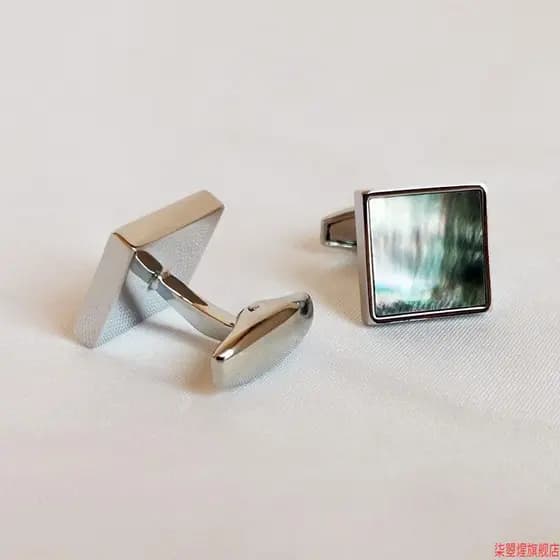 Abotoaduras manguito Studs moda cavalheiro luz luxo colorido Fritillary Abalone primavera novo estilo masculino feminino