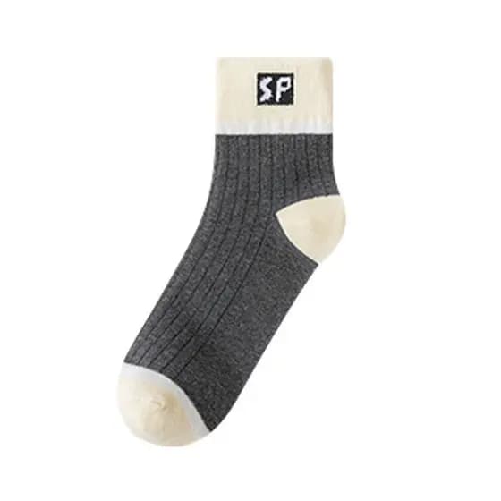 Zhu e meias masculinas meias de tubo médio outono inverno esportes masculinos desodorante absorvente de suor meias prima