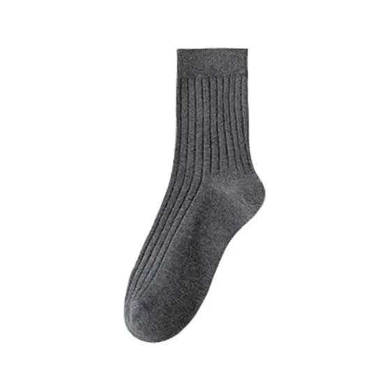 Meias masculinas outono inverno quente meias de tubo médio primavera outono meias esportivas meias de negócios branco pr