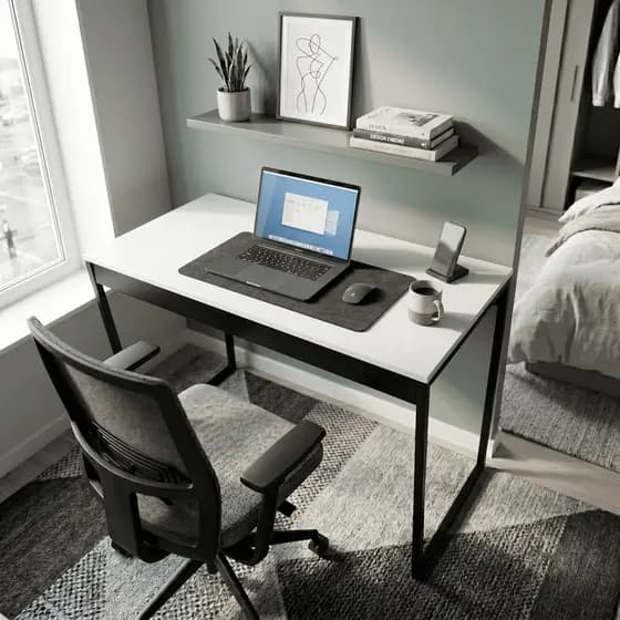 Mesa Escrivaninha 90CM Computador Escritório Home Office Notebook Estilo Industrial