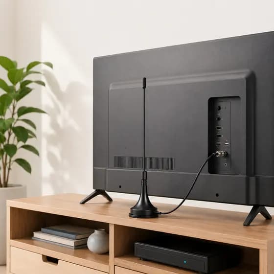 Antena De Tv Digital Interna - 4k Hd - 1, 5 Metros- Pequena