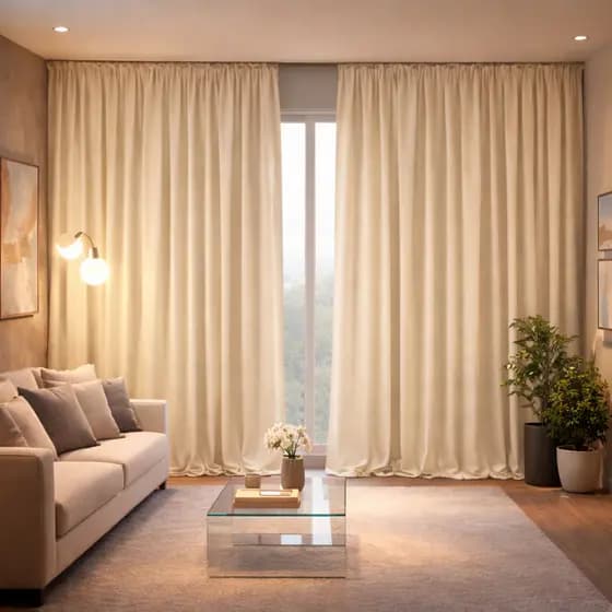 Cortina de Sala Oxford 4,50x2,50 Quarto Grande Elegante Lavável Várias Cores Oferta