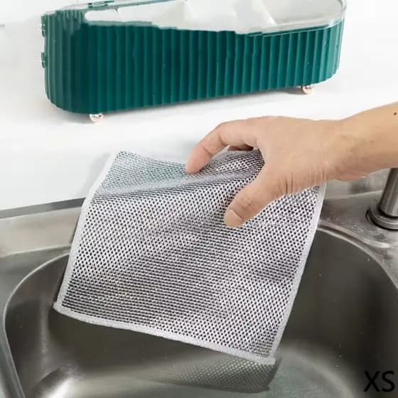 Fio De Metal Pano De Limpeza Não-Oley Mesh Cozinha Fogão Prato 5pcs